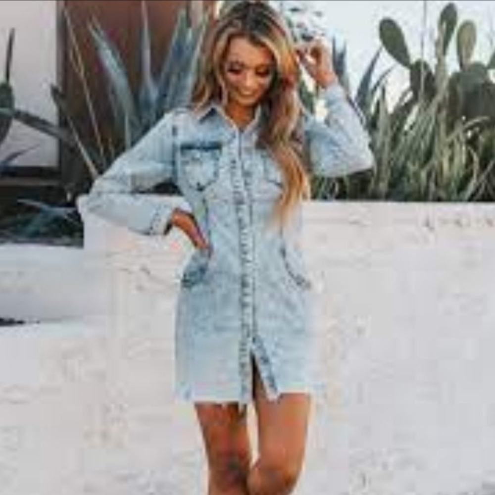 Cute Brand New Denim Dress
